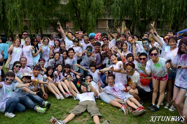 西安交通大学学生活动The Color Run